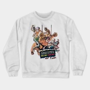 Beasts Harness Fangs Strange Stories From Another World Halloween Retro Comic Vintage Cartoon Crewneck Sweatshirt